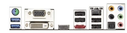 Asrock FM2A75 Pro4-M Backplate