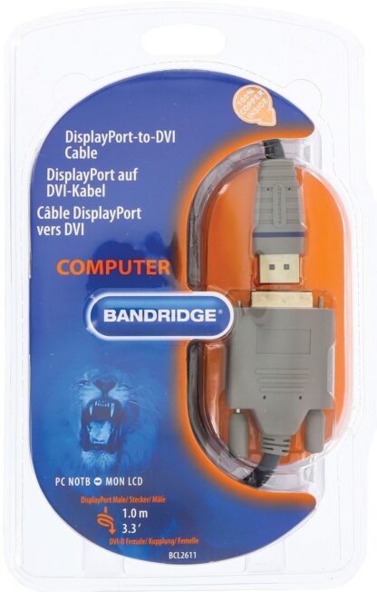 Bandridge BCL2611- Displayport to DVI-D
