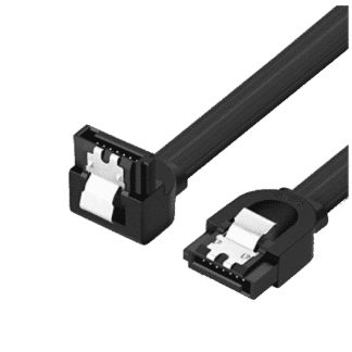 right angle cable Black