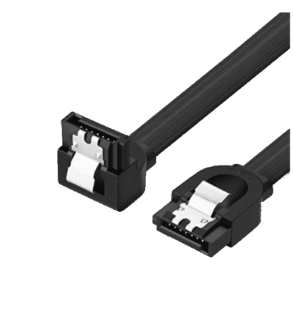 right angle cable Black