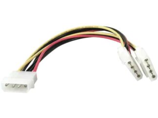stroomadapter molex to 2x molex