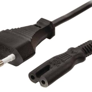 Valueline stroomkabel - IEC-320-C7 1,80 m zwart