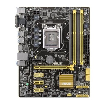 Asus H87M-E Topview