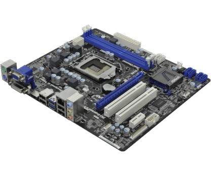 ASRock H61M/U3S3 moederbord set