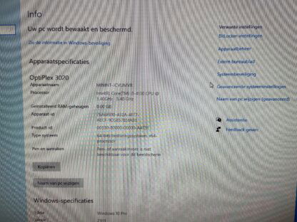 Dell Optiplex 3020 SFF - specs