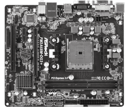 ASRock FM2A68M-DG3+ FM2+ motherboard- Dealstunter.nl
