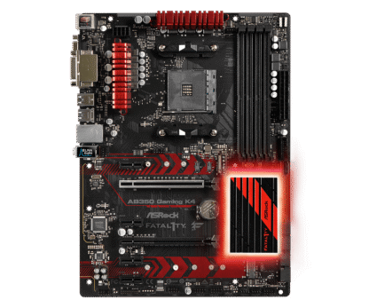 ASRock Fatal1ty AB350 Gaming K4 AM4 Motherboard Dealstunter.nl