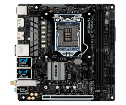 Asrock h370m-itx ac Socket 1151 Mini ITX Moederbord - Dealstunter.nl