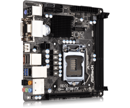 ASRock B75M-ITX LGA1155 Motherboard
