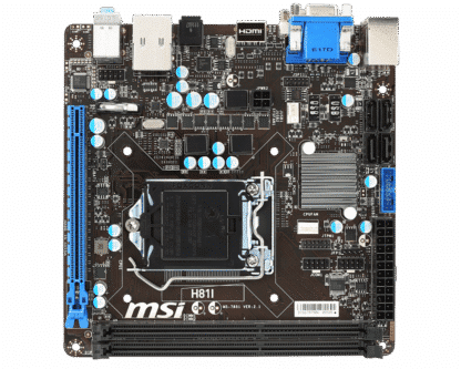 MSI H81I Socket 1150 Moederbord 4