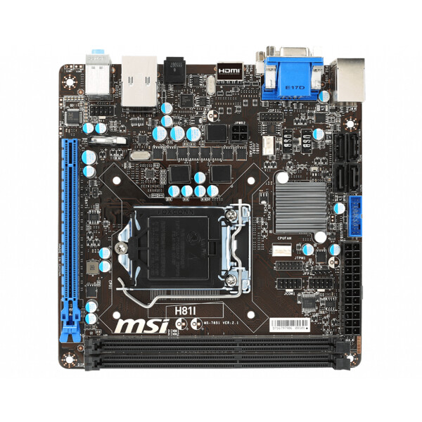 MSI H81I Socket 1150 Moederbord 4