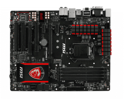 MSI Z97 Gaming 3 Socket 1150 Moederbord