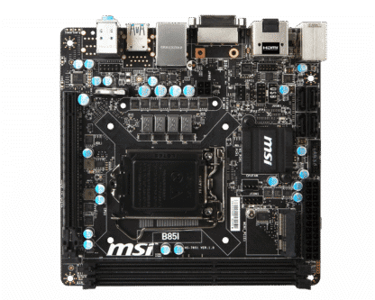 MSI B85I Mini ITX Socket 1150 Moederbord