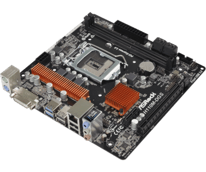ASRock H110M-DGS R3.0  LGA1151 Motherboard