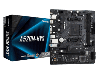 ASrock A520M-HVS AMD AM4 Motherboard