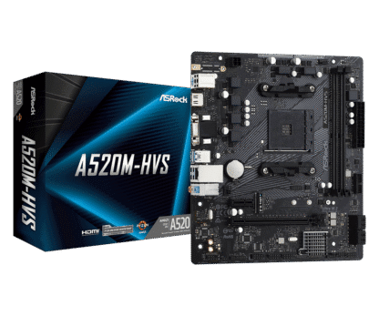 ASrock A520M-HVS AMD AM4 Motherboard
