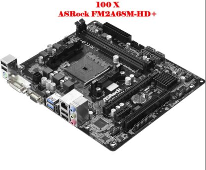 Partij: 100x ASRock FM2A68M-HD+ FM2+ moederborden