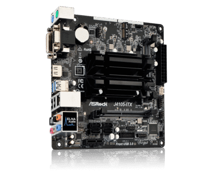 J4105-ITX Onboard Quad-Core Moederbord 2