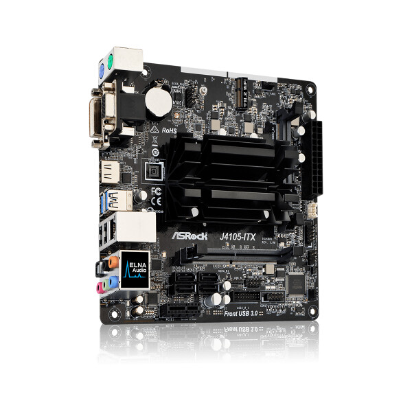 J4105-ITX Onboard Quad-Core motherboard