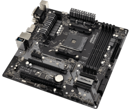 ASRock B450M Pro4 AMD AM4 Micro ATX Motherboard