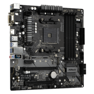 ASRock B450M Pro4-F AMD AM4 Micro ATX Moederbord