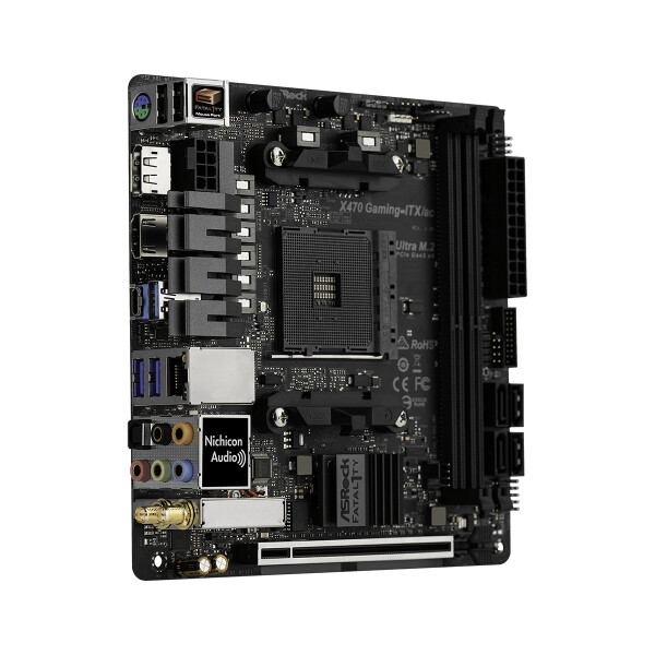 Fatal1ty X470 Gaming-ITX/ac AM4 Mini ITX Motherboard