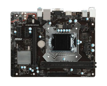 MSI H110M Pro VH Plus Socket 1151 Moederbord