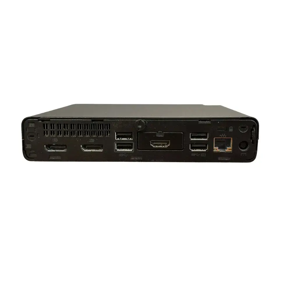 HP Elitedesk 800 G4 i3 8300t rear view