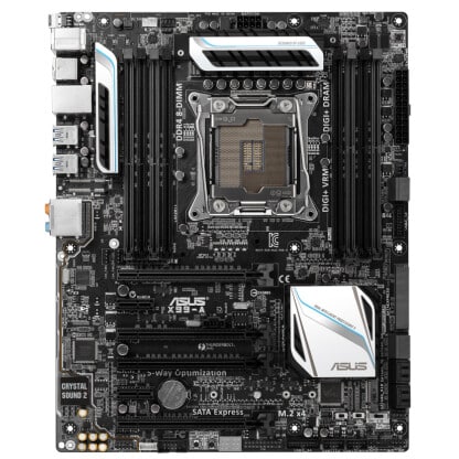 Asus X99A/USB3.1 Socket 2011-3 Moederbord - Dealstunter.nl
