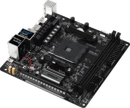 ASRock A320M-ITX AMD AM4 Mini ITX Moederbord