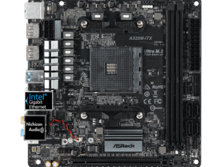 ASRock A320M-ITX AMD AM4 Mini ITX Moederbord