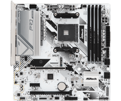 Asrock B550M Pro SE Bovenaanzicht
