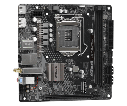 Asrock H410M-ITXac top