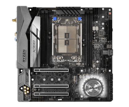 Asrock X399M Taichi Topview