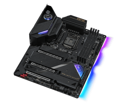 Asrock Z590 Taichi Top View