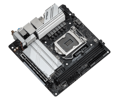 Asrock Z590M-ITXax Product topview