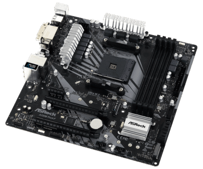 Asrock A320M Pro4-F bovenaanzicht