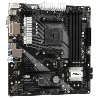 Asrock A320M Pro4-F Voorkant