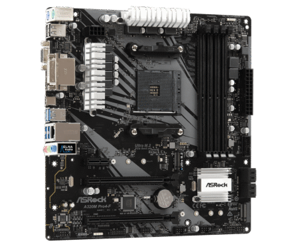 Asrock A320M Pro4-F Voorkant