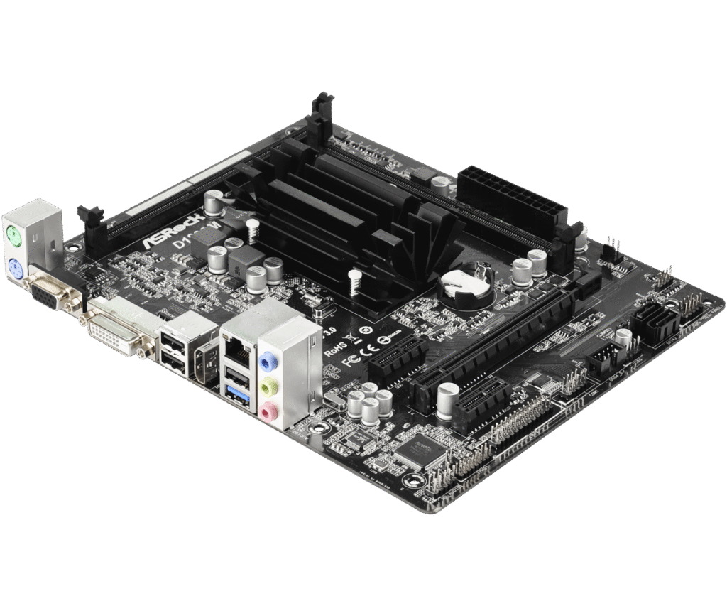 ASRock D1800M Moederbord Overzicht