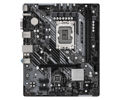 Asrock H610M-HDV M.2 bovenaanzicht
