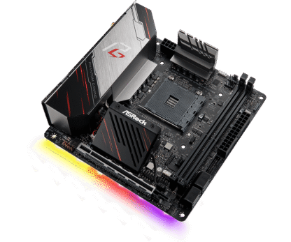 ASRock X570 Phantom Gaming-ITXTB3 topview 2