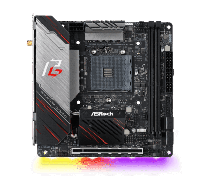 ASRock X570 Phantom Gaming-ITXTB3 topview