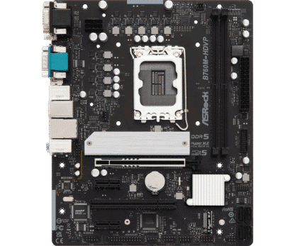 Asrock B760M-HDVP topview