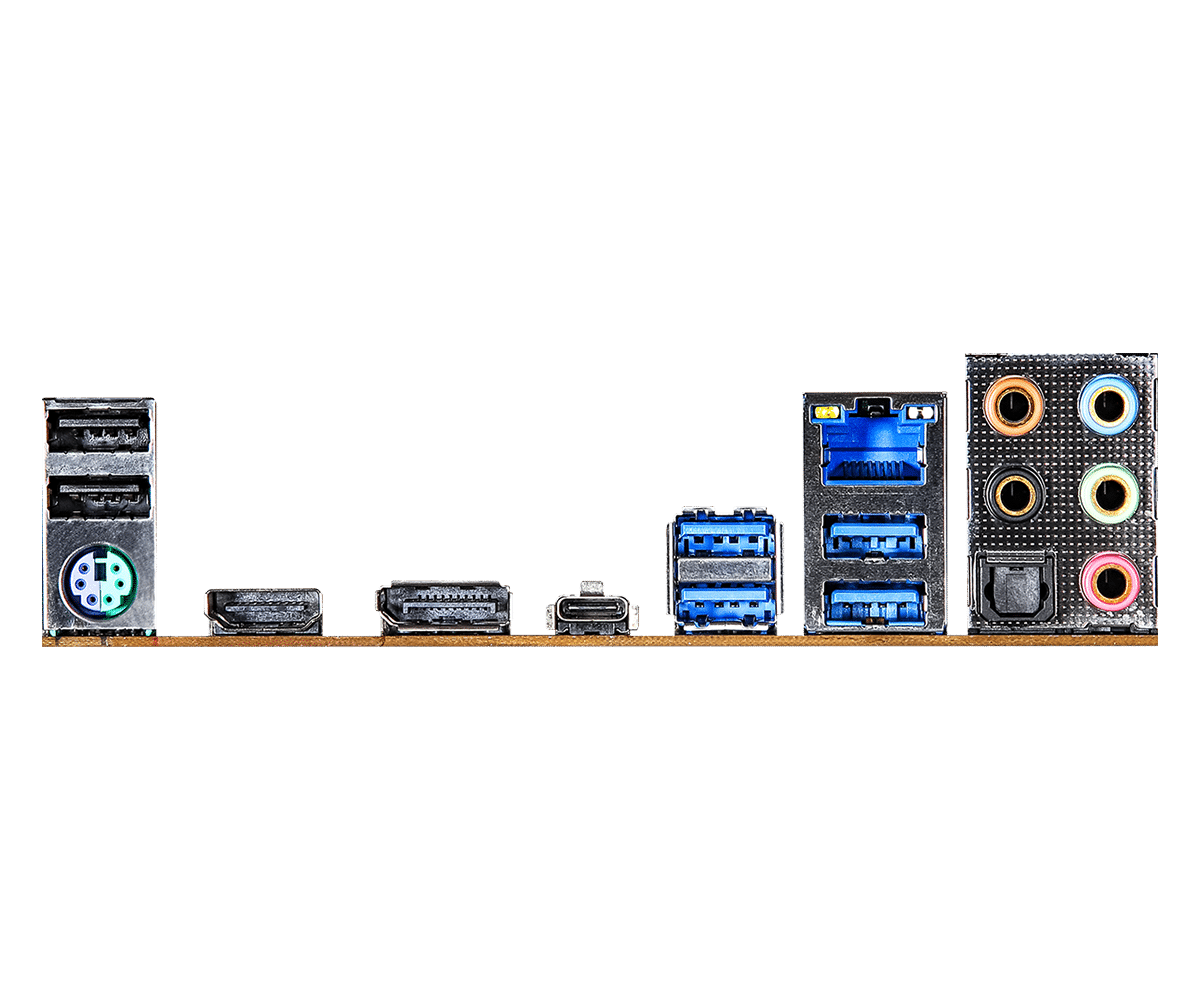 Asrock B560 Steel Legend achterkant