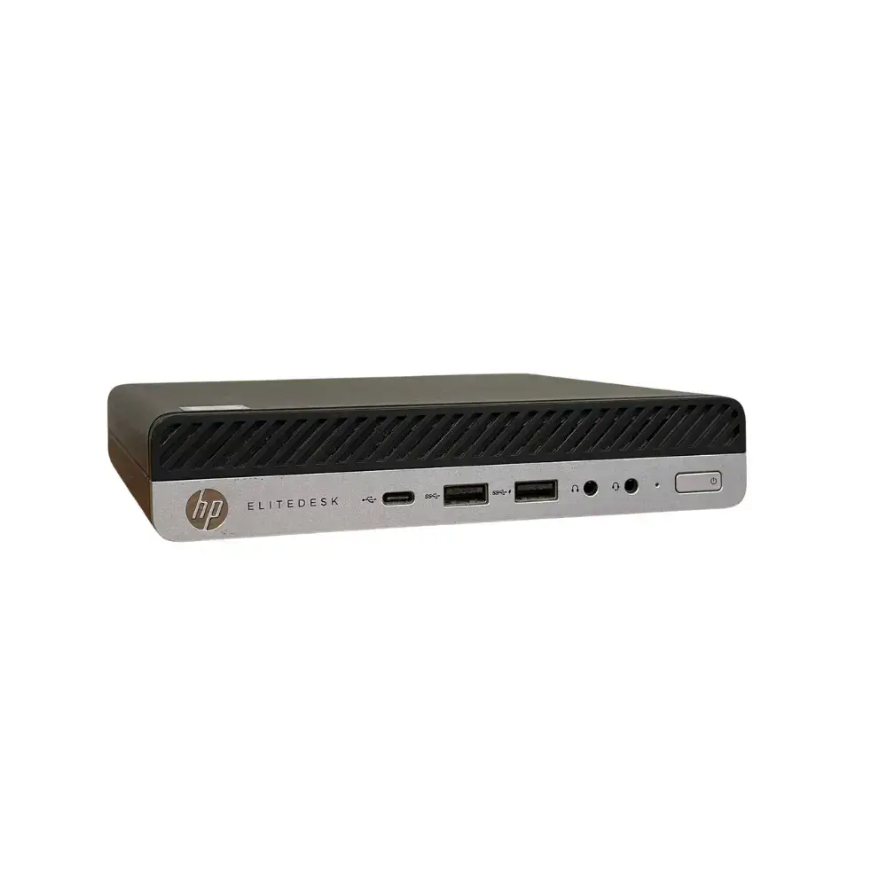HP Elitedesk 800 G5 i7 9700t mini pc voorkant