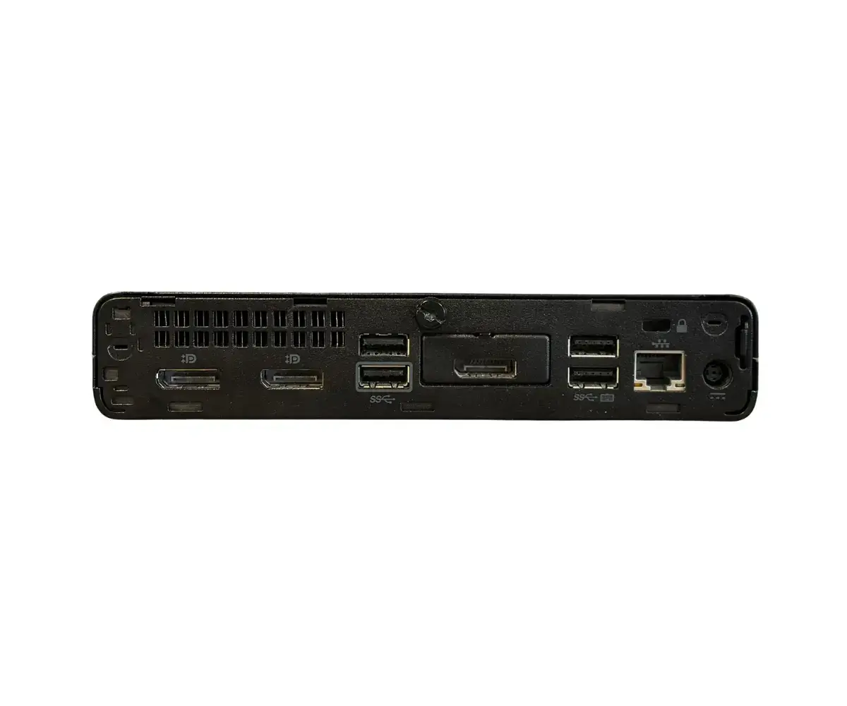 HP Elitedesk 800 g5 i7 9700t achterkant