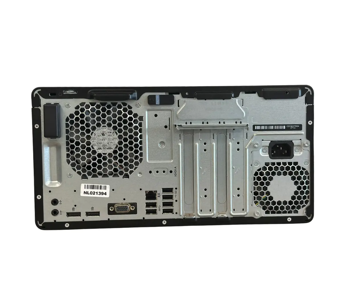 HP Prodesk 600 G4 MT Achterkant