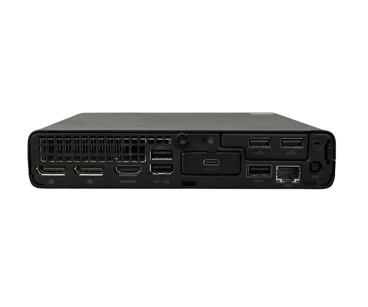 HP Mini Conference Mini PC i7-12700t achterkant