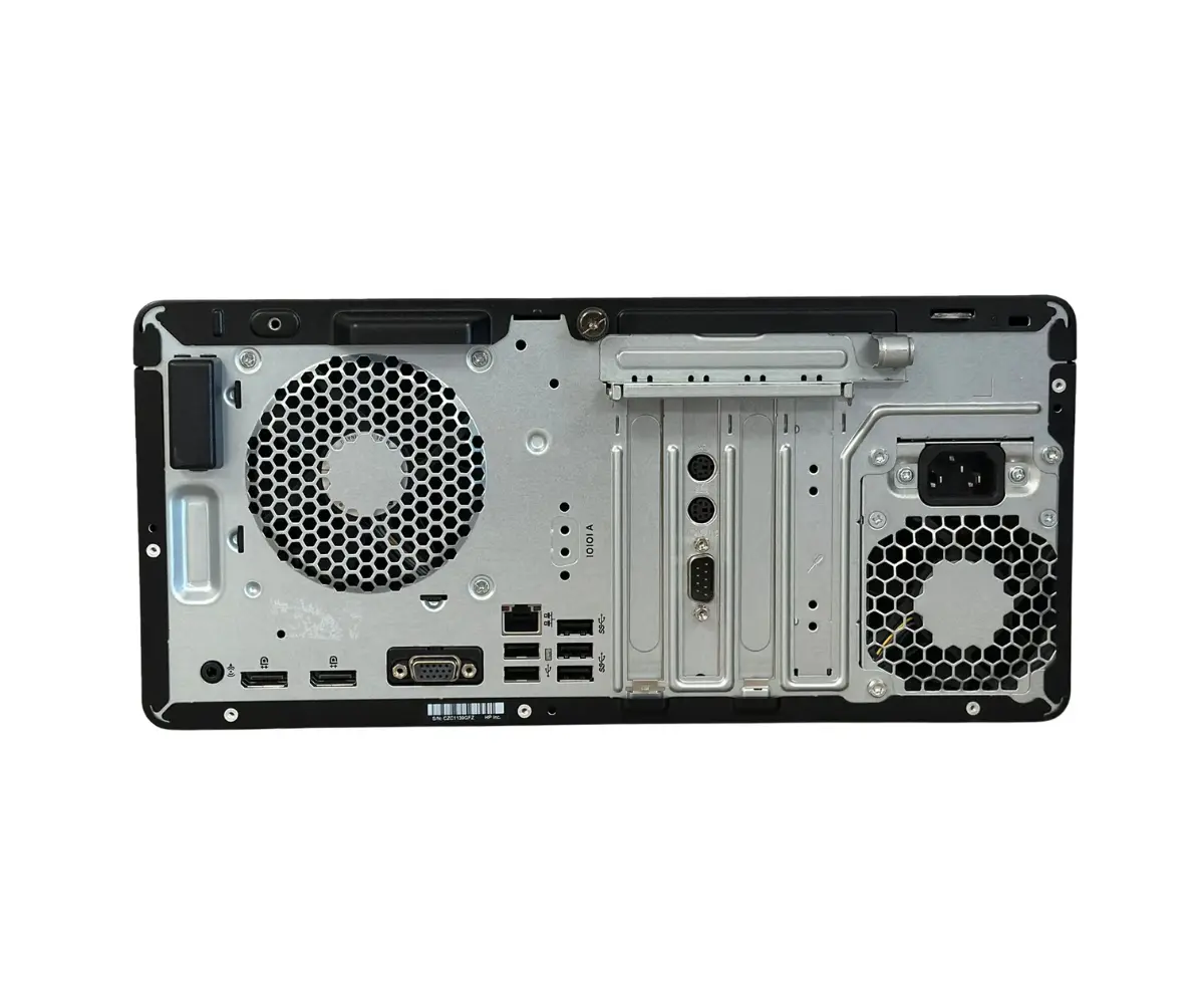 HP Prodesk 600 G6 MT i7 10700 achterkant